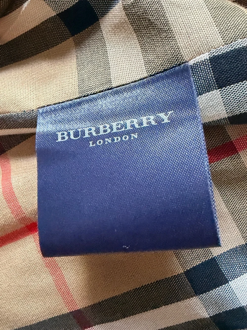 Burberry Red Button Detail Jacket - Picture 8 of 9
